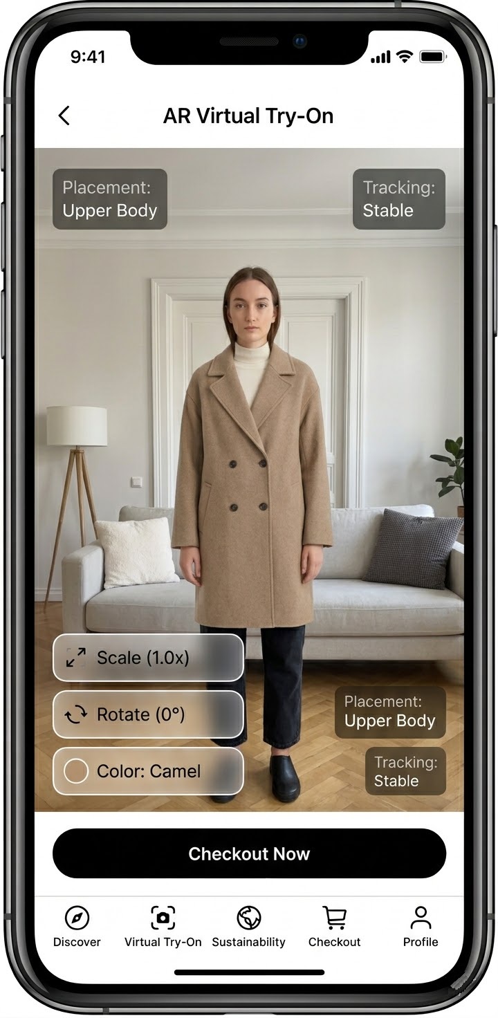 AI-Powered Fashion E-commerce App Development with AR Virtual Try-On
